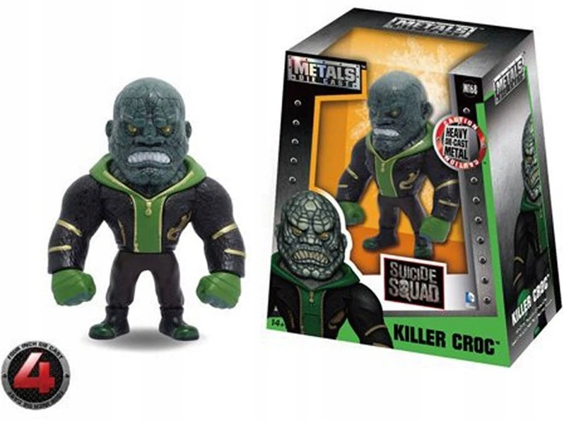 Jada Toys JADA Metal Suscide Squad žudikas krokodilas 10 cm aprašymas - Prekės nuotrauka