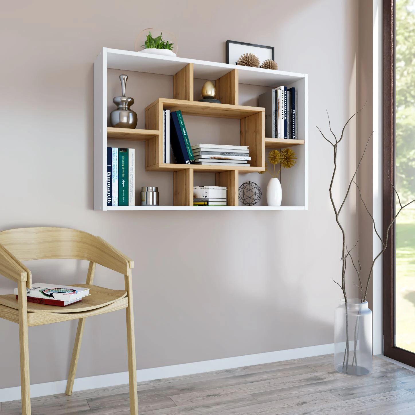 Target Home Lentyna 90x60x20 cm siena-grinda balta wotan aprašymas - Prekės nuotrauka