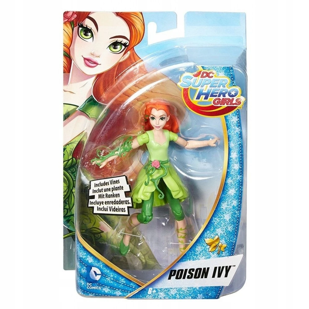 MATTEL DC Super Hero POISON Ivy DMM38 14cm aprašymas - Prekės nuotrauka