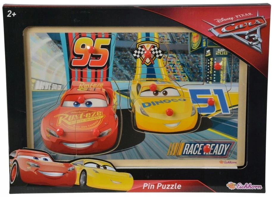 Clementoni Medinė dėlionė Disney Cars 3 30x20 aprašymas - Prekės nuotrauka