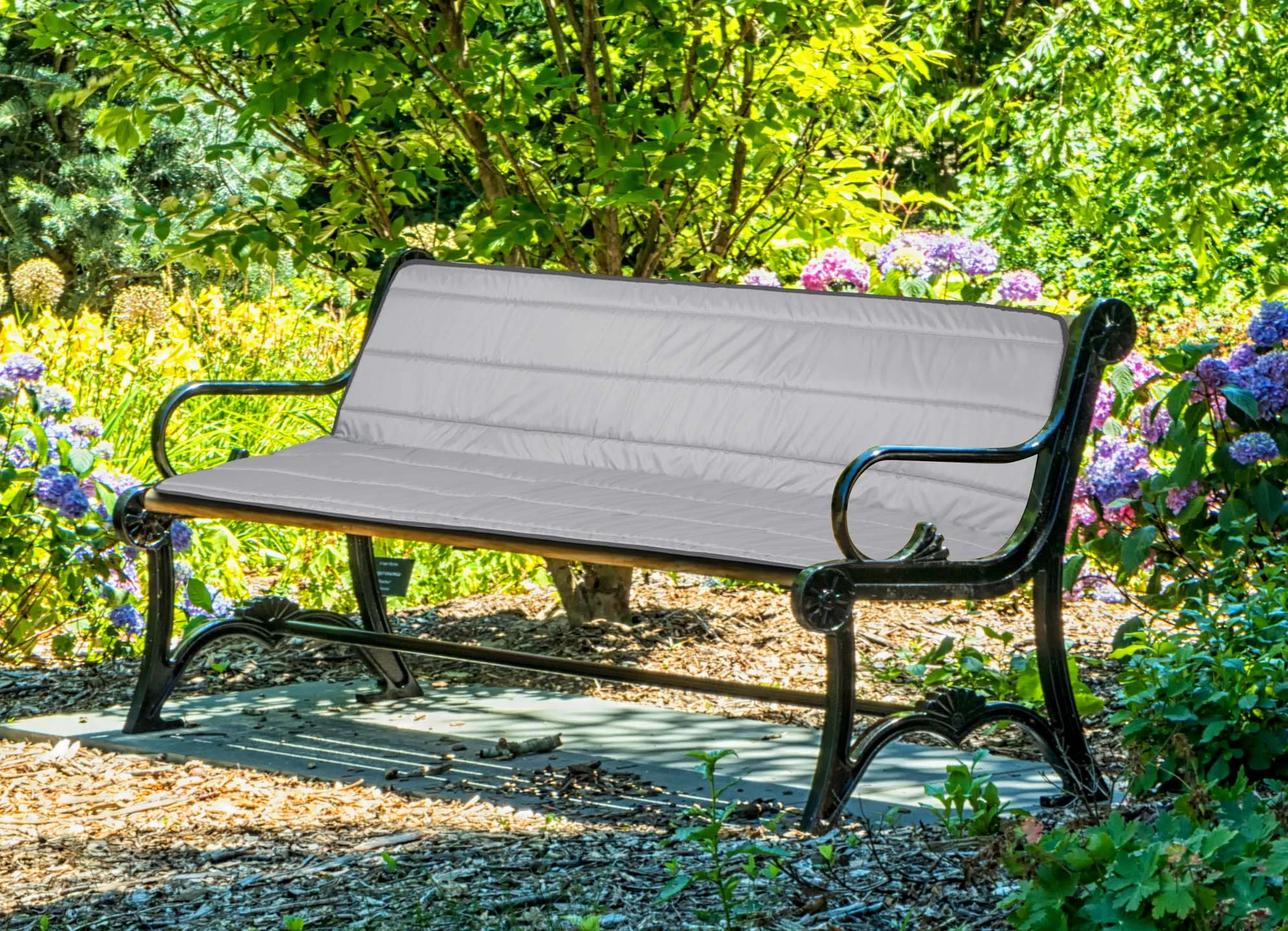 Aio Factory Putplasčio sodo pagalvėlių komplektas, 150x50x50 cm, tamsiai pilkas aprašymas - Prekės nuotrauka