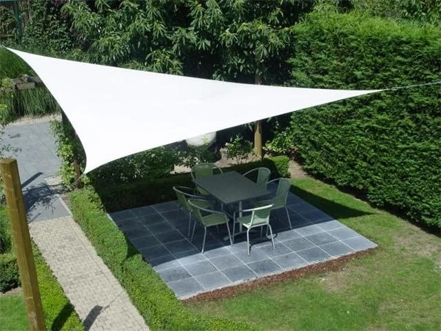 Aio Factory Saulės burė vandeniui atspari nailono 3x3x3m balta aprašymas - Prekės nuotrauka