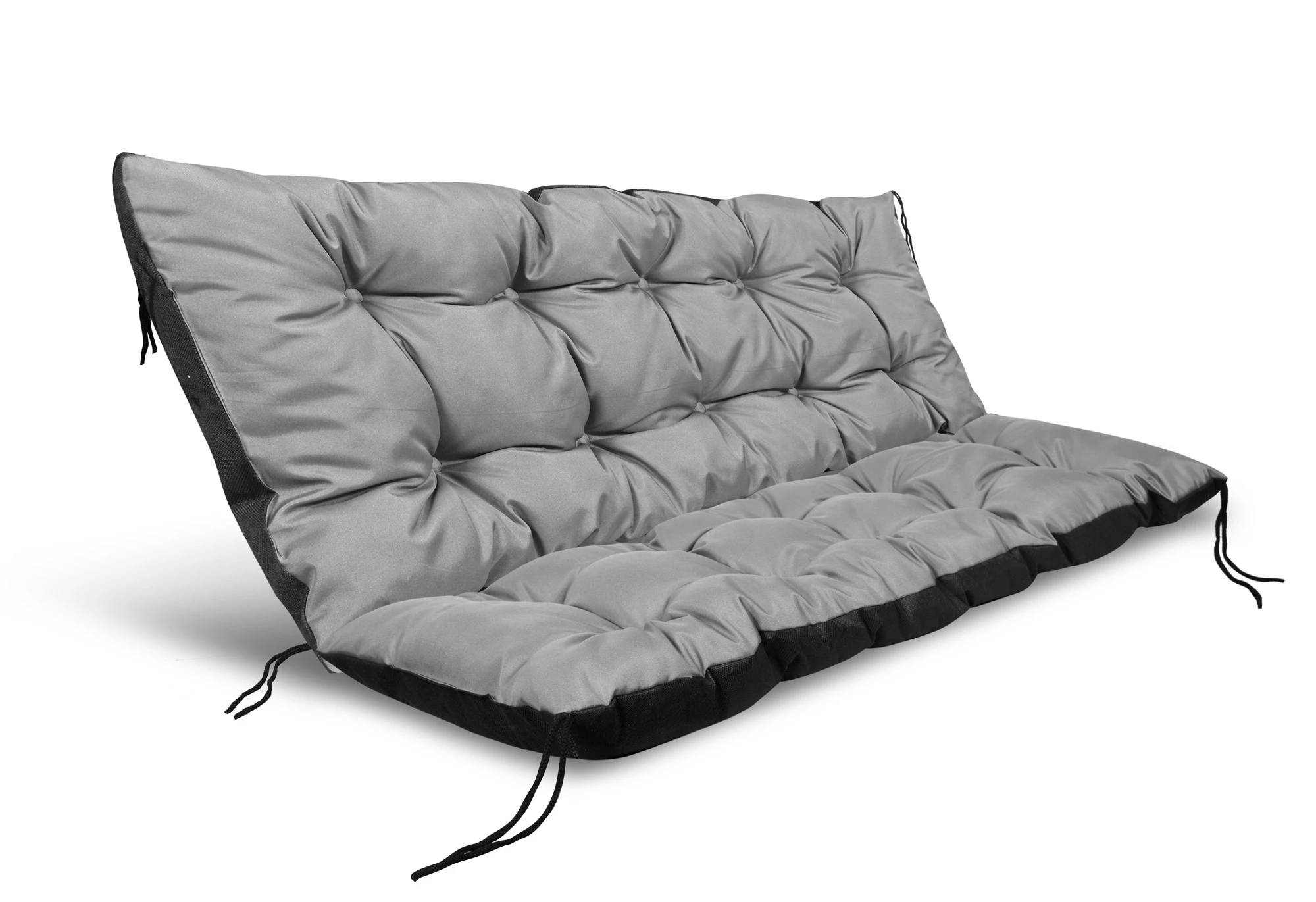 Aio Factory Sodo pagalvėlė 100x50 cm sūpynių suoliukui, padėklui, vandeniui atspari, pilka aprašymas - Prekės nuotrauka