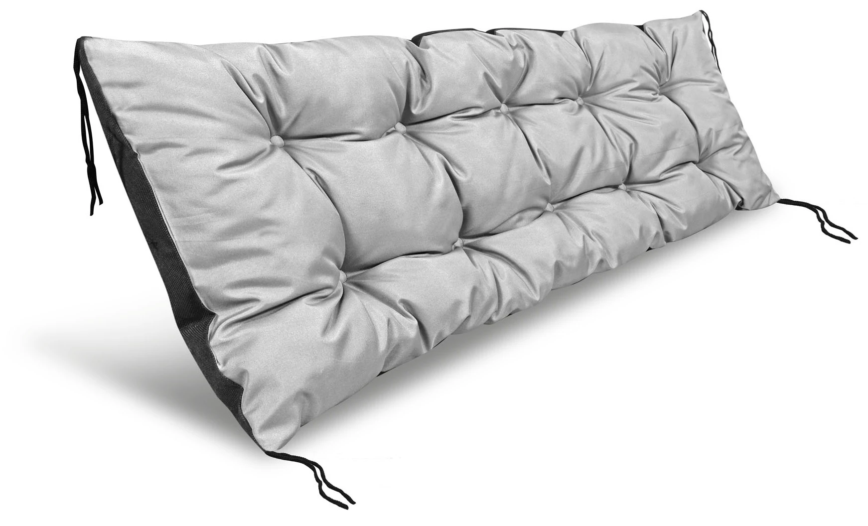 Aio Factory Sodo pagalvėlė, 120x40 cm, atspari vandeniui, palečių suoliukui, šviesiai pilka aprašymas - Prekės nuotrauka