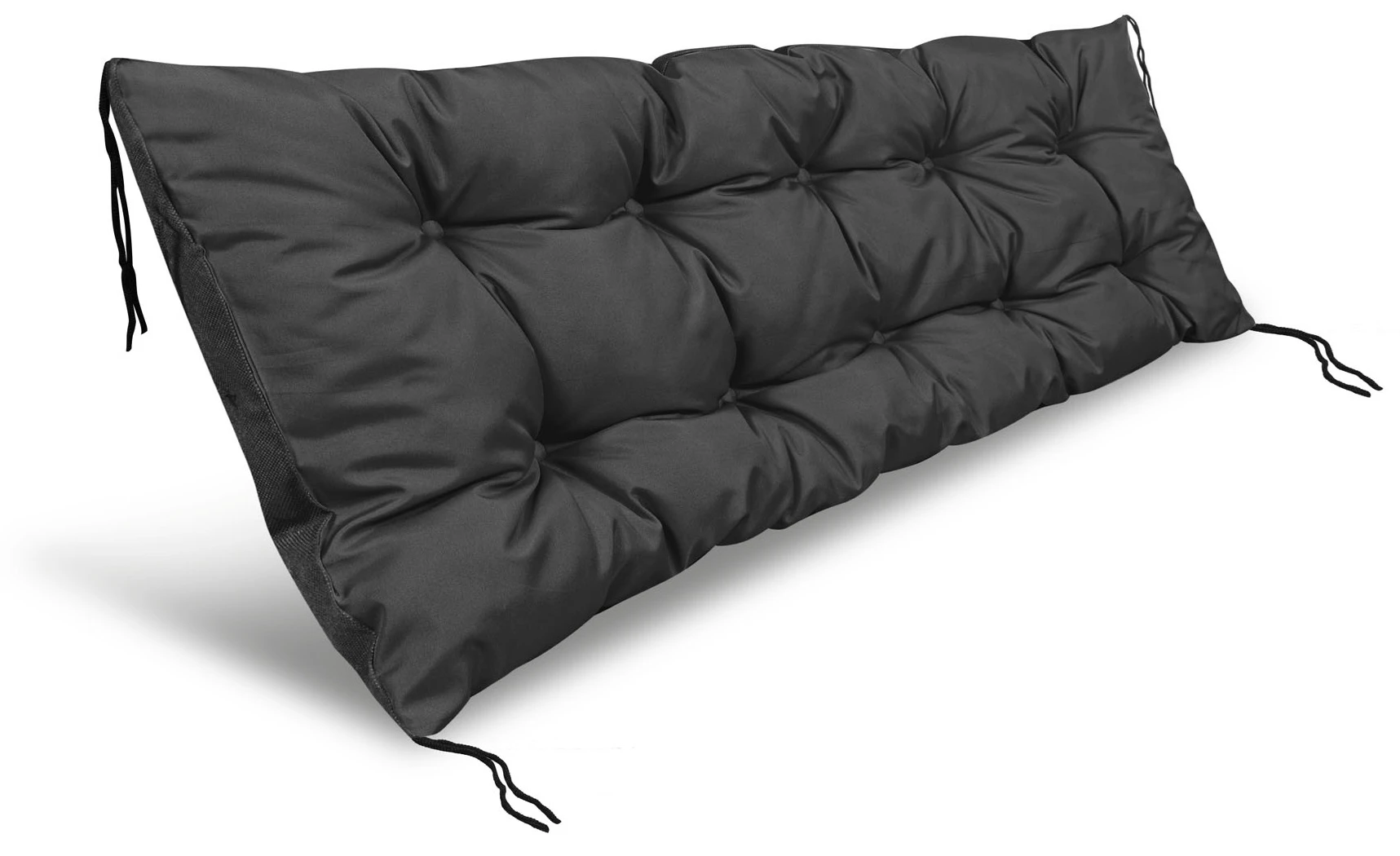 Aio Factory Sodo pagalvėlė, 120x40 cm, atspari vandeniui, palečių suoliukui, juoda aprašymas - Prekės nuotrauka