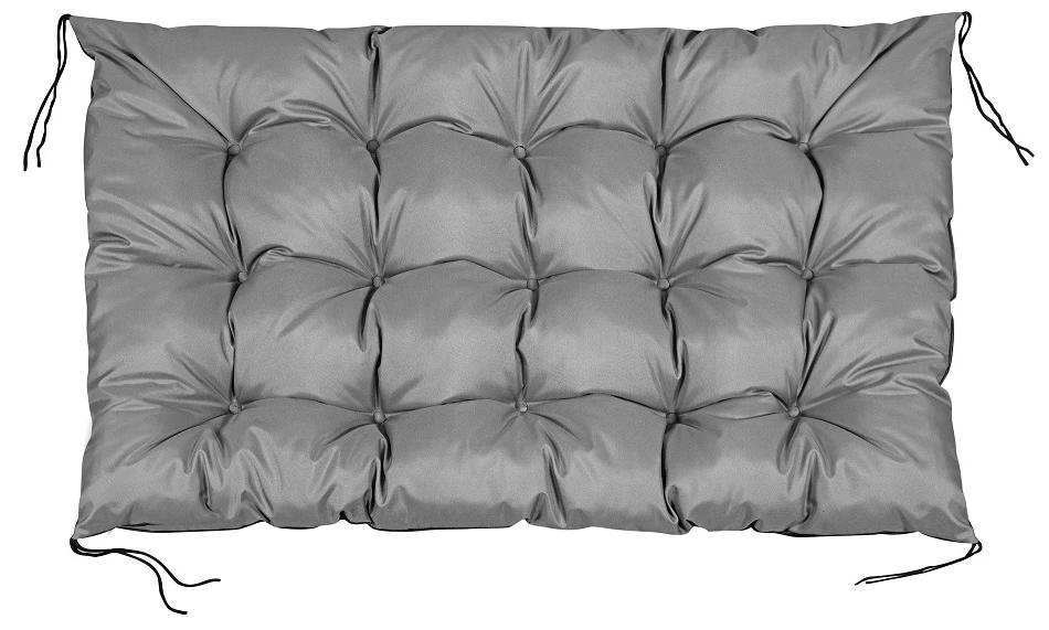 Aio Factory Sodo pagalvėlė 120x80 cm palečių suoliukui, vandeniui atspari, pilka aprašymas - Prekės nuotrauka
