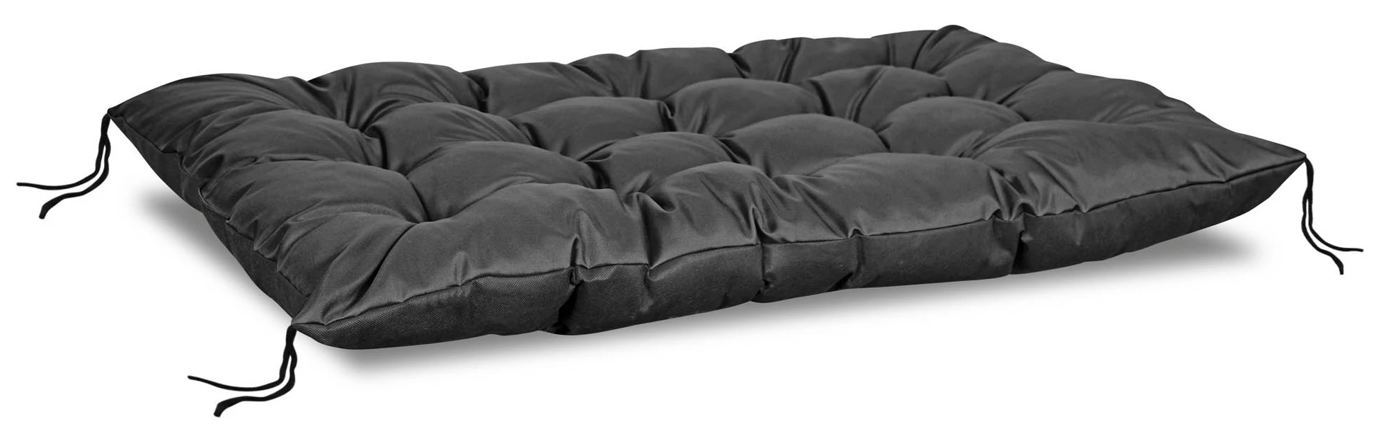 Aio Factory Sodo pagalvėlė 120x80 cm palečių suoliukui, vandeniui atspari, juoda aprašymas - Prekės nuotrauka
