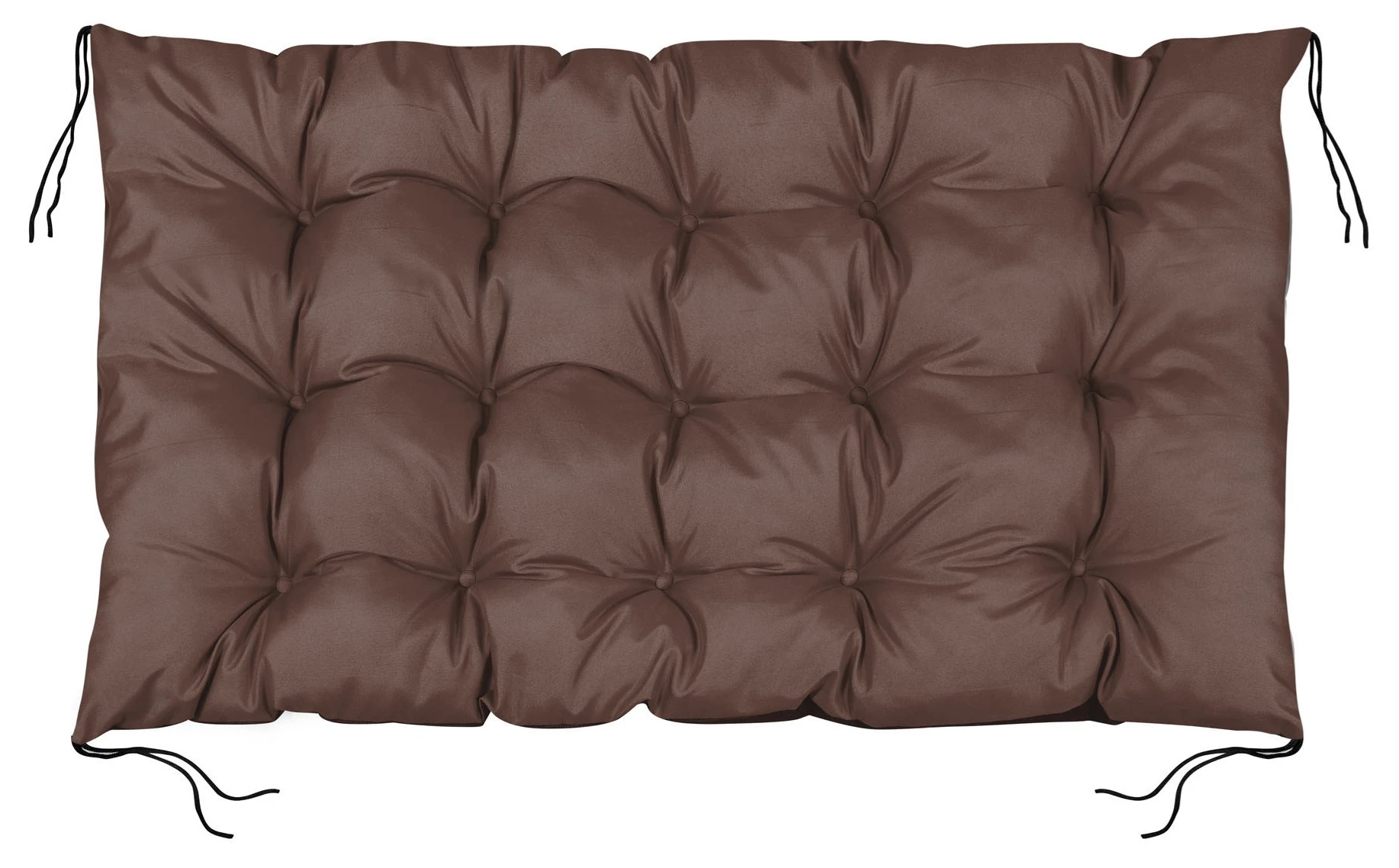 Aio Factory Sodo pagalvėlė 120x80 cm palečių suoliukui, vandeniui atspari, ruda aprašymas - Prekės nuotrauka