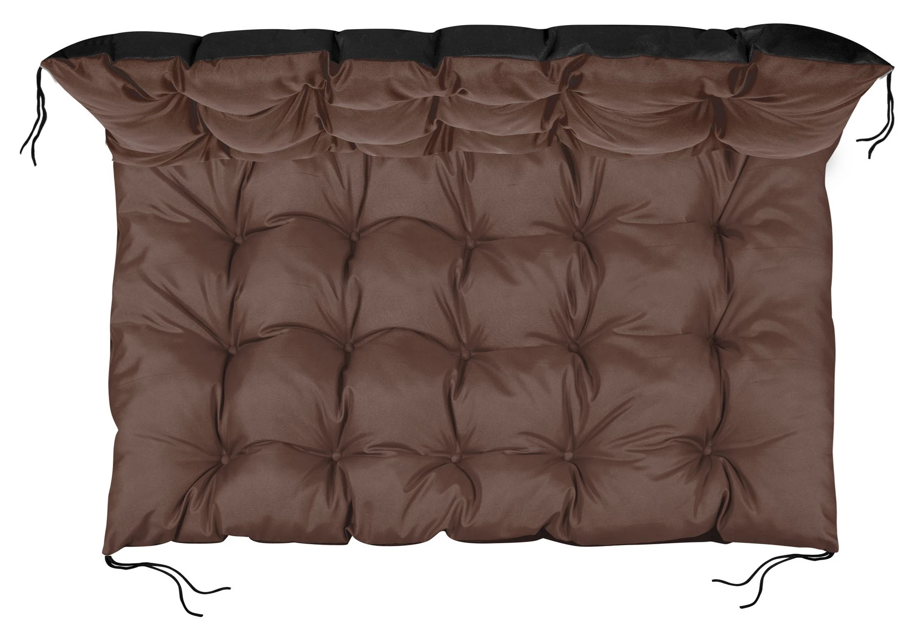Aio Factory Sodo pagalvėlė 120x80 cm palečių suoliukui, vandeniui atspari, ruda aprašymas - Prekės nuotrauka