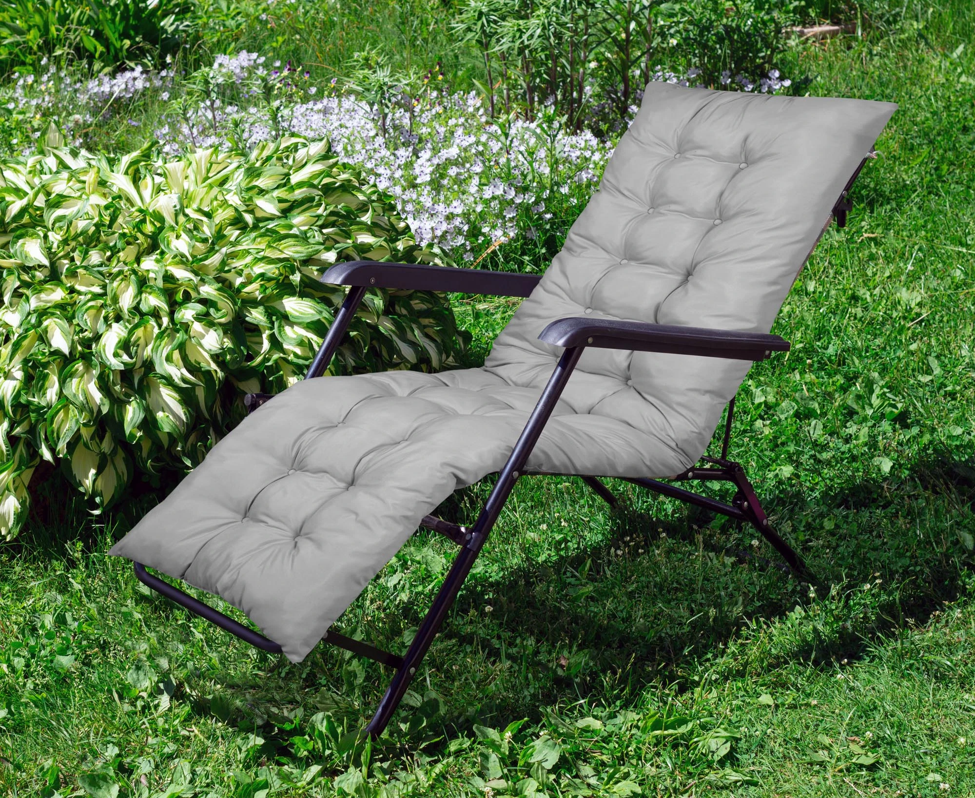 Aio Factory Sodo pagalvėlė 165x50 cm, gultui, pilka aprašymas - Prekės nuotrauka