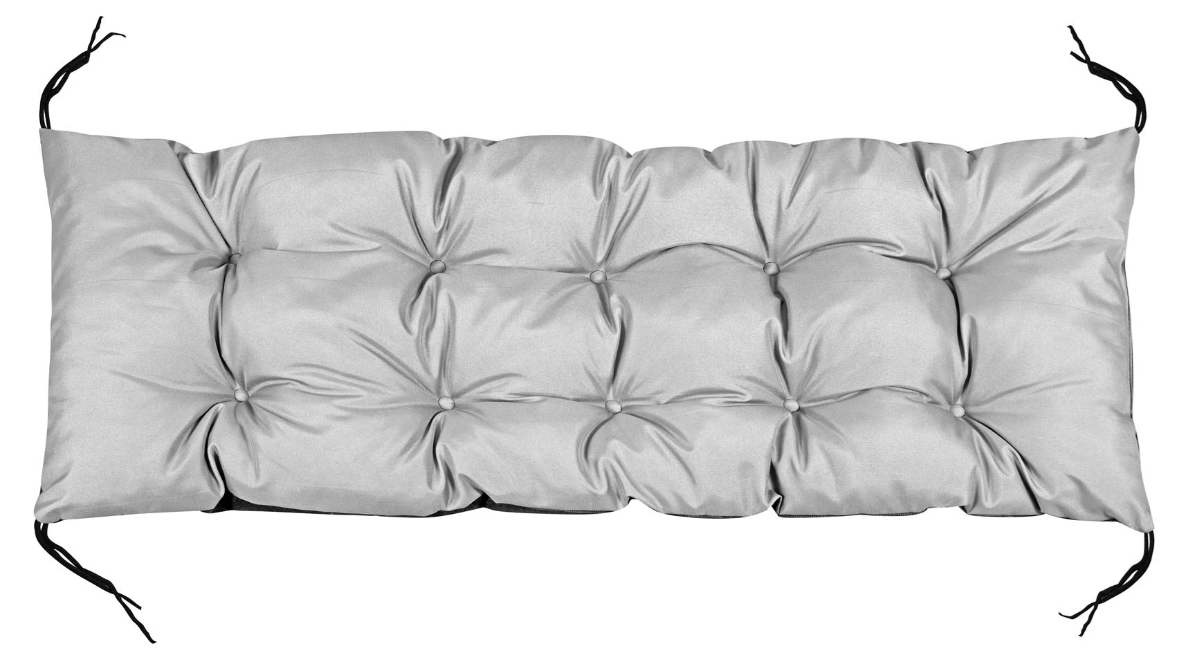 Aio Factory Sodo pagalvėlių komplektas 120/80 cm + 120/40 cm, vandeniui atsparus palečių suoliukas, šviesiai pilkas aprašymas - Prekės nuotrauka