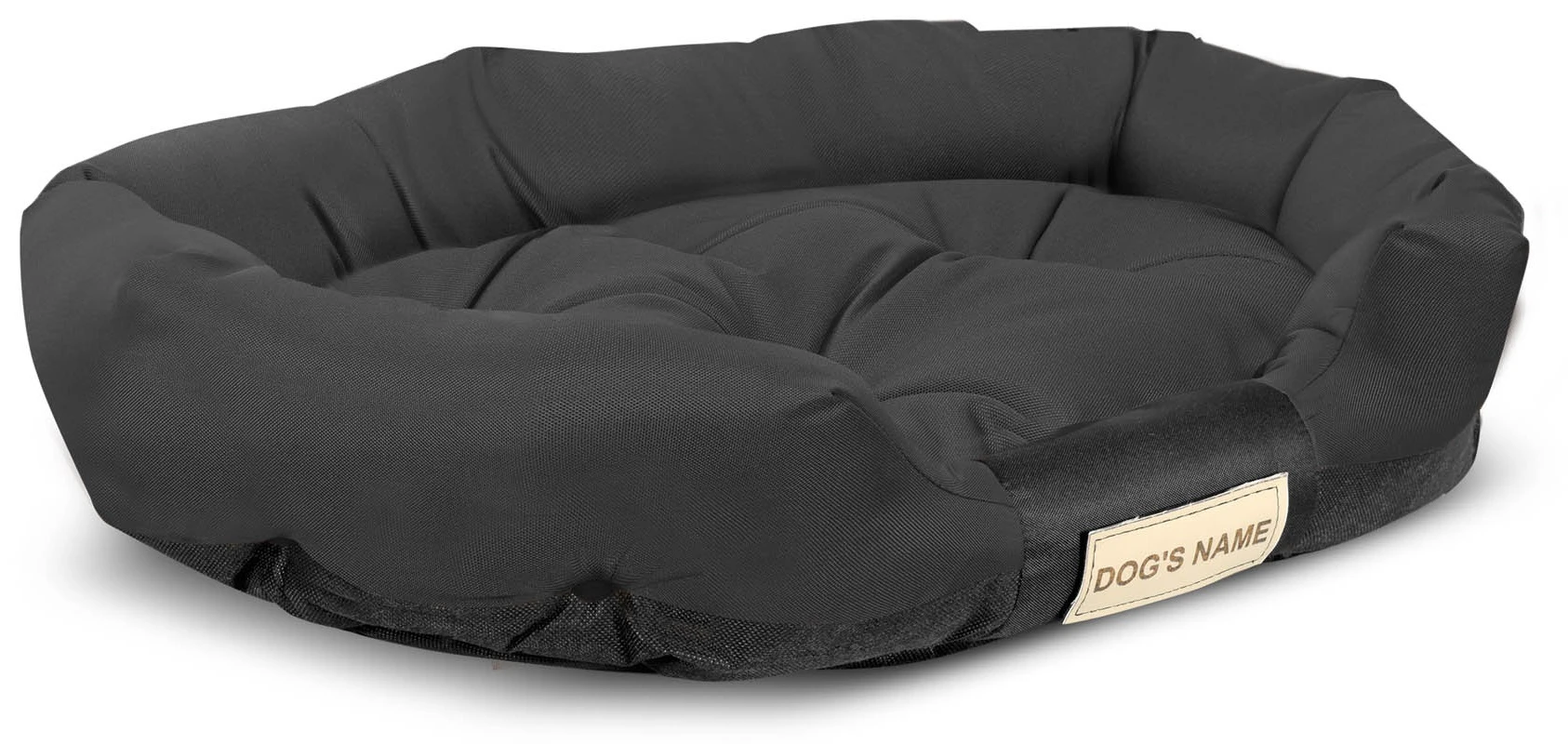 Aio Factory Šuns guolis 100x75 cm, personalizuotas, vandeniui atsparus, juodas aprašymas - Prekės nuotrauka