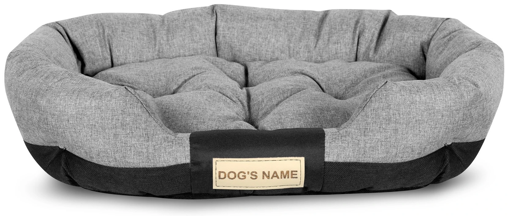 Aio Factory Šuns guolis 130x105 cm, personalizuotas, vandeniui atsparus, pilkas aprašymas - Prekės nuotrauka