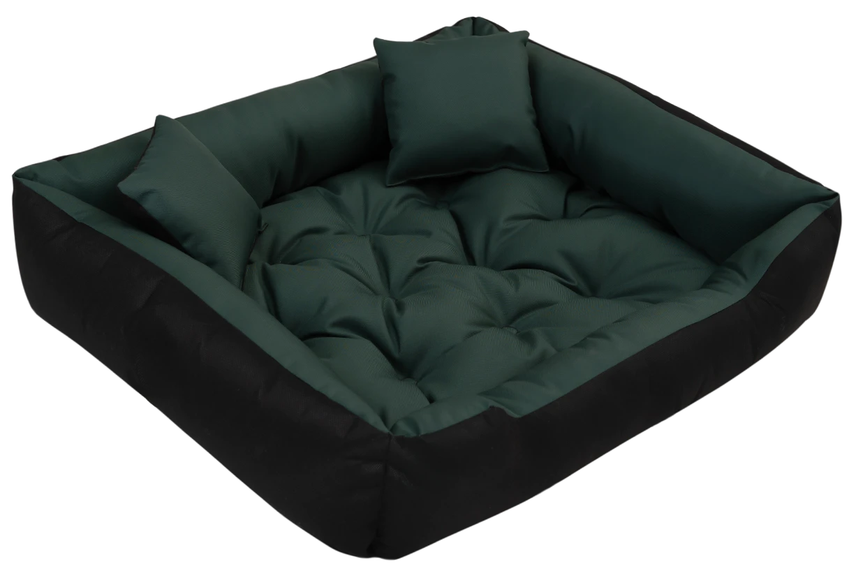 Aio Factory Šuns guolis ECCO 100x75 cm, vandeniui atsparus, žalias aprašymas - Prekės nuotrauka