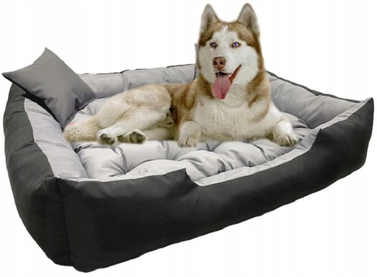 Aio Factory Šuns guolis ECCO kennel 75x65 cm, vandeniui atsparus, pilkas aprašymas - Prekės nuotrauka