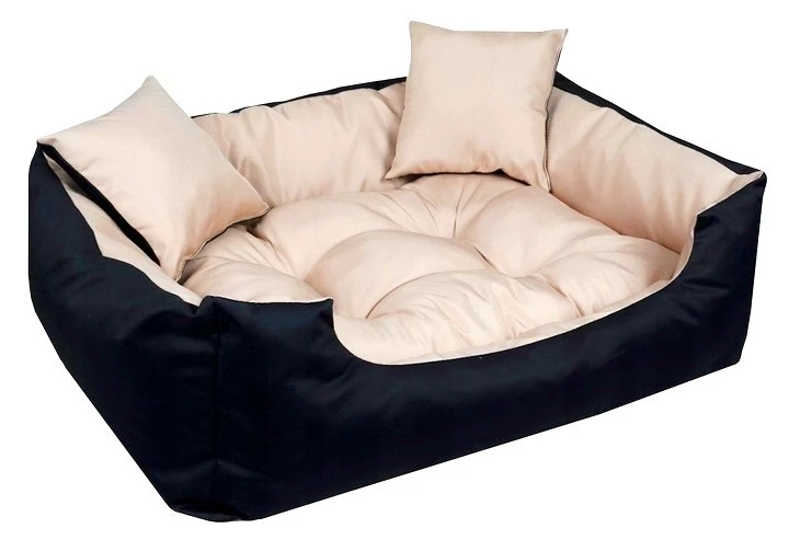 Aio Factory Šuns guolis ECCO kennel 75x65 cm, vandeniui atsparus, smėlio spalvos aprašymas - Prekės nuotrauka