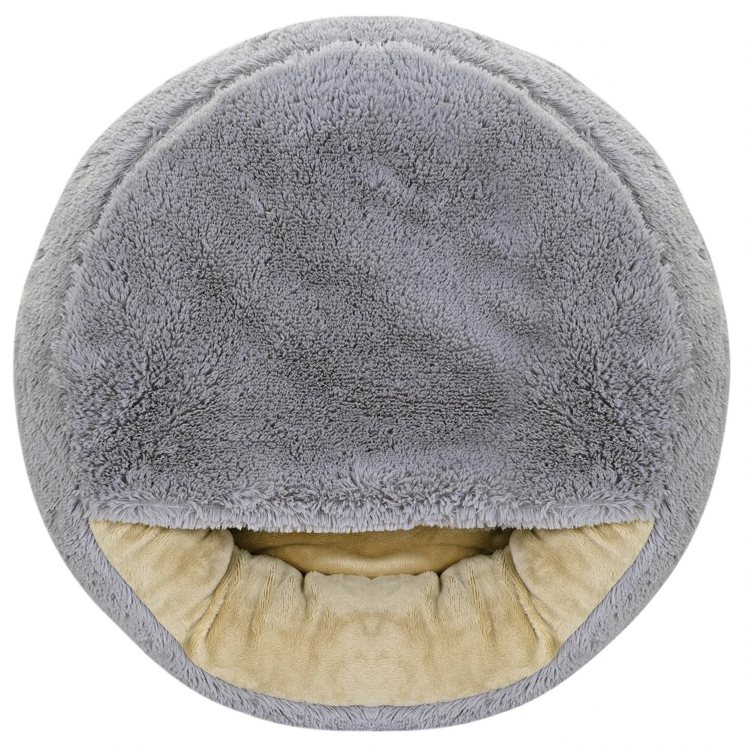 Aio Factory Šuns guolis FLUFFY 70 cm šviesiai pilkas aprašymas - Prekės nuotrauka