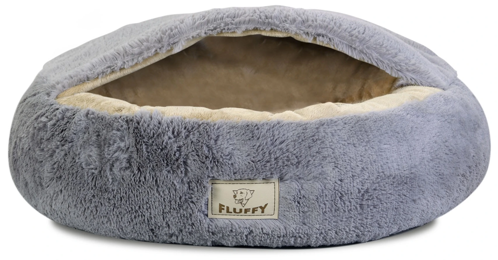 Aio Factory Šuns guolis FLUFFY 70 cm šviesiai pilkas aprašymas - Prekės nuotrauka