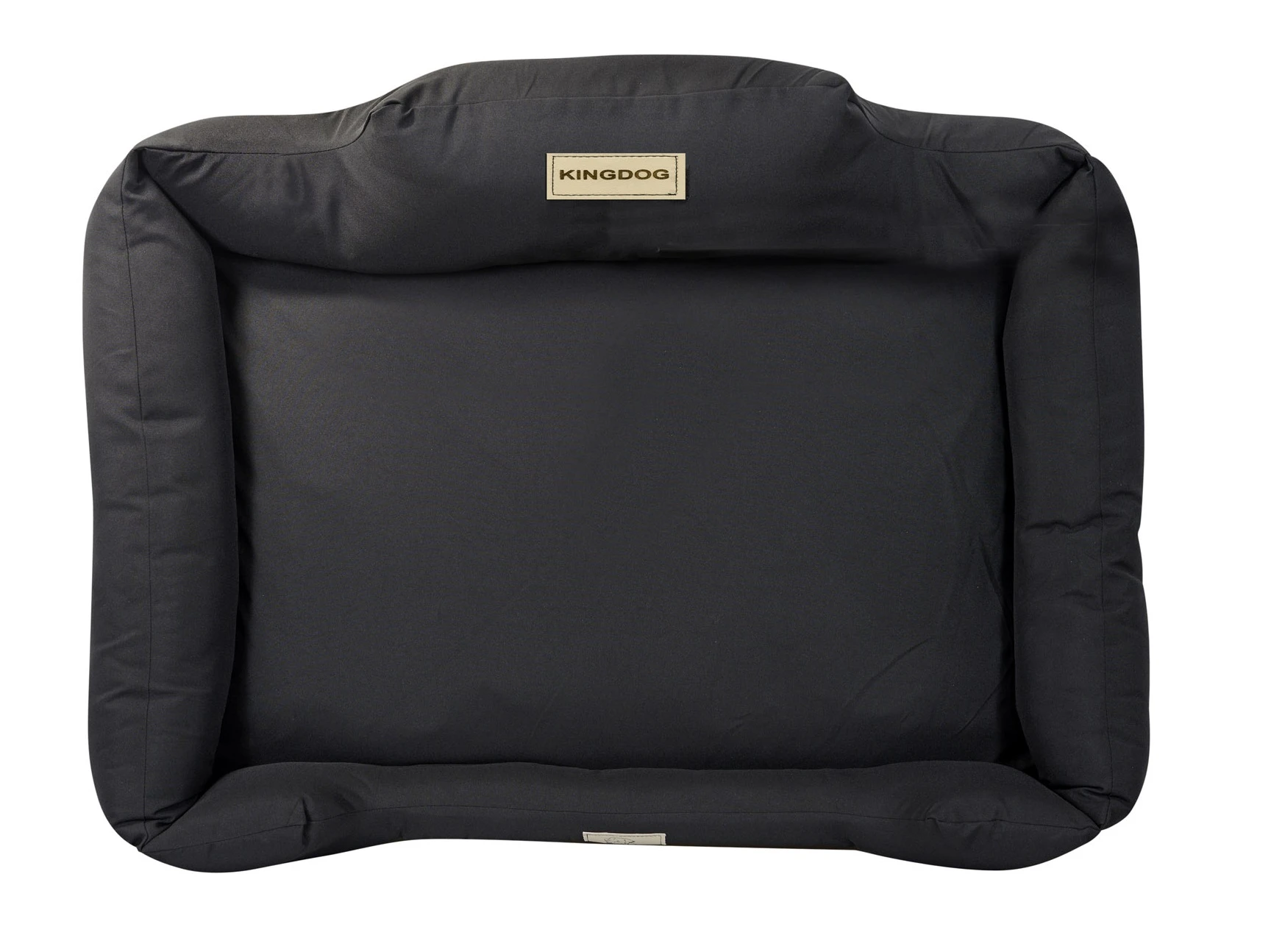 Aio Factory Šuns guolis KINGDOG MM43 115x95 cm, nuimamas, personalizuotas, neslystantis, juodas aprašymas - Prekės nuotrauka
