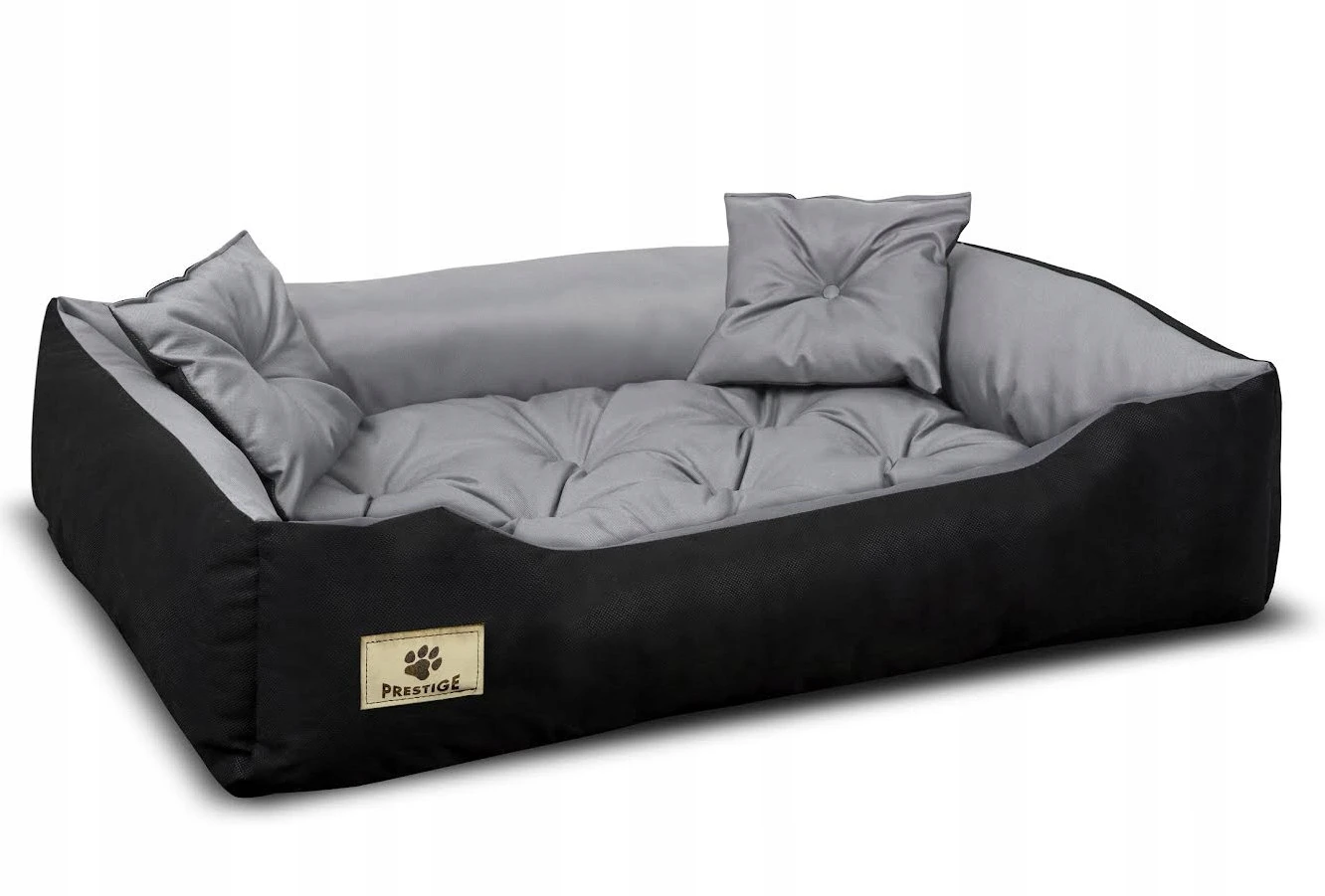 Aio Factory Šuns guolis PRESTIGE 130x105 cm, vandeniui atsparus, pilkas aprašymas - Prekės nuotrauka