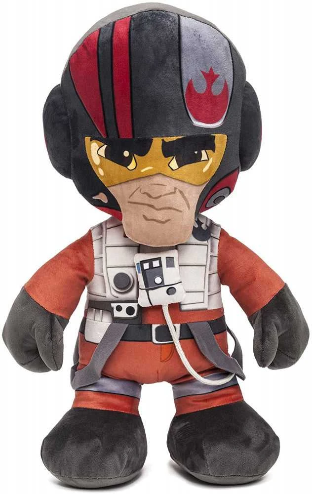 Mattel DISNEY STAR WARS PLUSH POE IN UNIQUE VELBOA 17CM