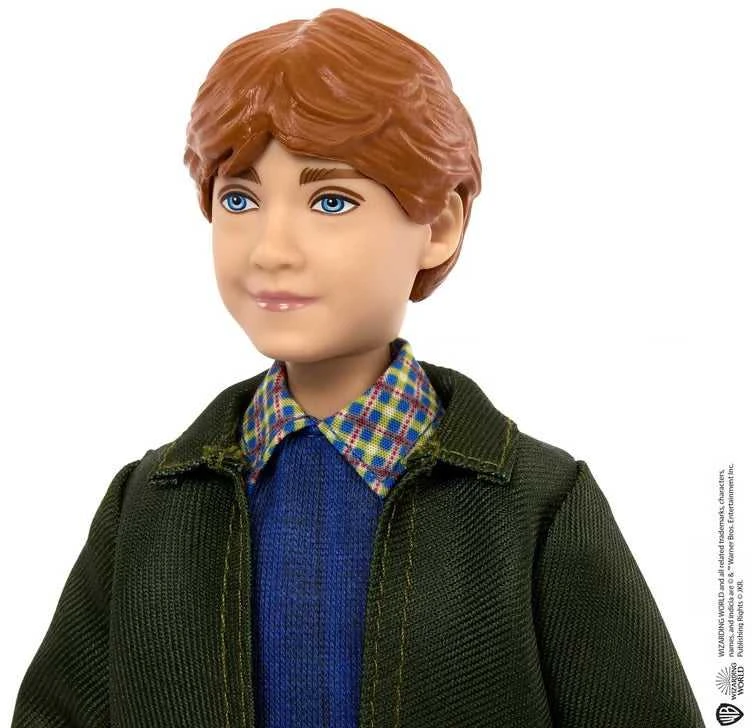 Harry Potter „Mattel“ didelis Hario Poterio lėlės rinkinys Ronas ant Hogvartso traukinio ZA5082