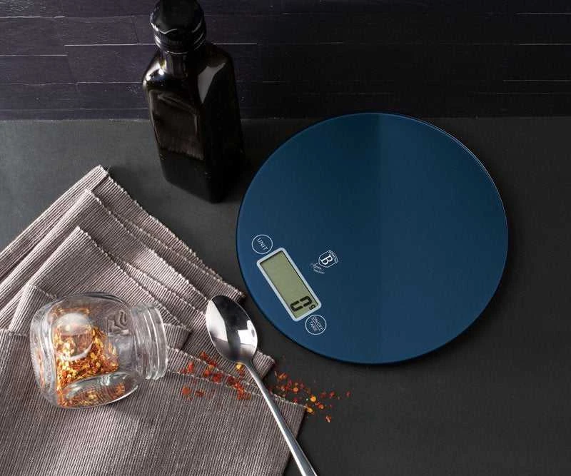 Virtuvinės svarstyklės VIRTUVĖS SVORIS 5kg 1g BERLINGER HAUS AQUAMARINE BH-9427