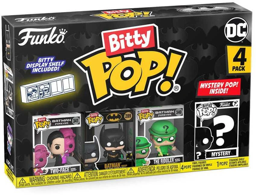 FUNKO Bitty POP! Figūrėlių rinkinys: DC, ~3 cm (4 vnt.)