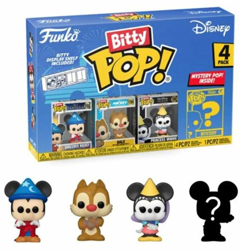 Funko! – Bitty POP 4 vnt. Disney burtininko Mikio figūrėlių (71321)