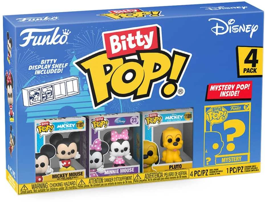 FUNKO Bitty POP! Figūrėlių rinkinys: Disney, ~3 cm (4 vnt.)