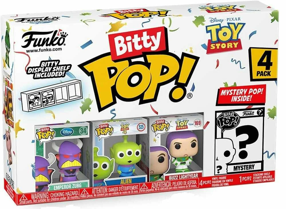 FUNKO Bitty POP! Figūrėlių rinkinys: Žaislų istorija, ~3 cm (4 vnt.)