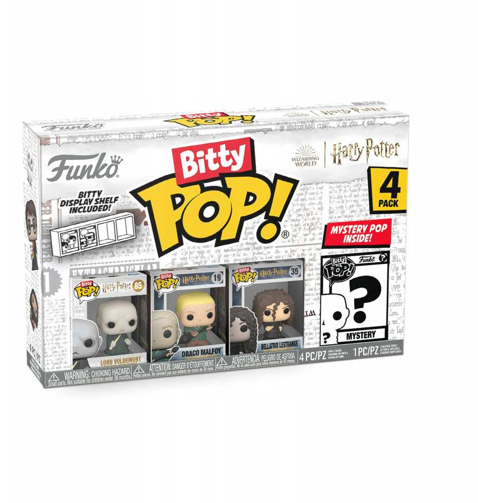 FUNKO Bitty POP! Figūrėlių rinkinys: Harry Potter, ~3 cm (4 vnt.)