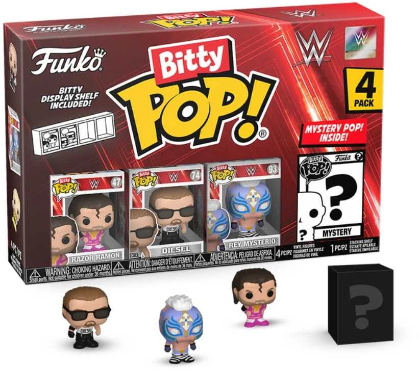 Funko Bitty POP! WWE Razor Ramon 2 cm 4 vnt. pakuotė