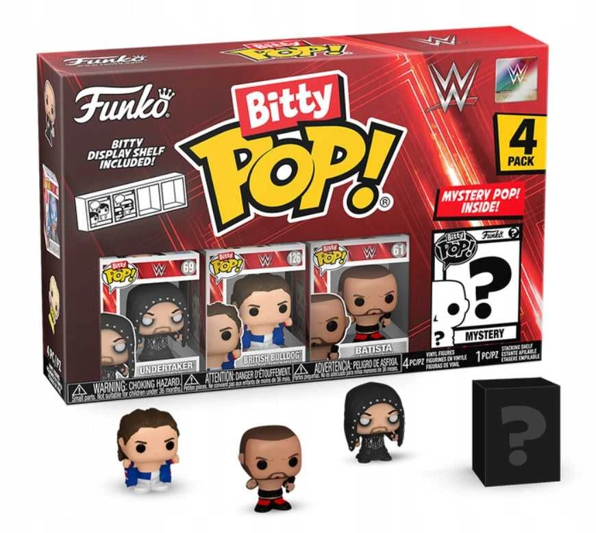 Funko Bitty POP! WWE Undertaker 2 cm 4 vnt. pakuotė
