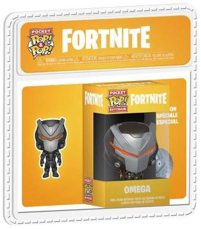 Funko Pocket Pop FORTNITE raktų pakabukas Omega marškinėliai L