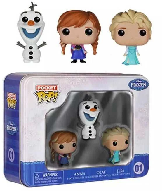 Funko Pocket POP! Ledo šalis Elsa Anna Olaf 3 vnt. pakuotė