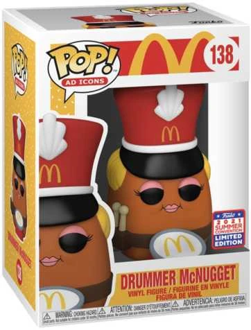 Funko POP! Ad Icons figūrėlė Drummer McNugget 138