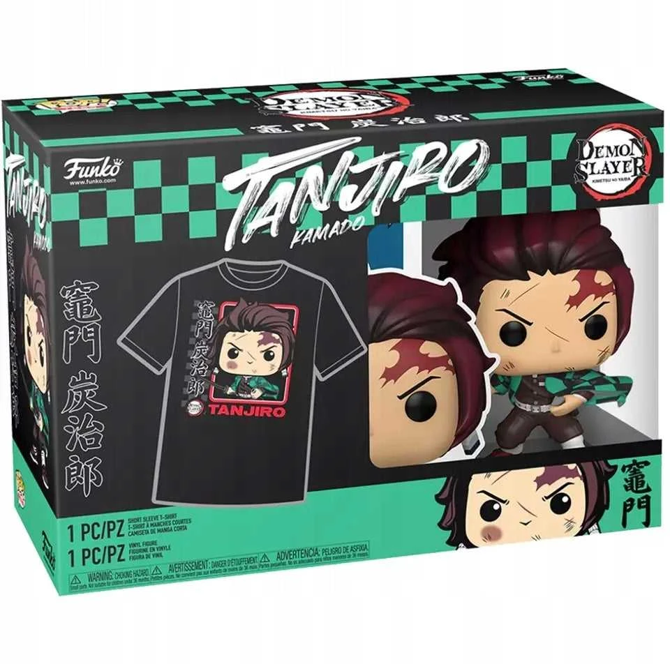 Funko POP! Demon Slayer Tanjiro 867 marškinėliai L