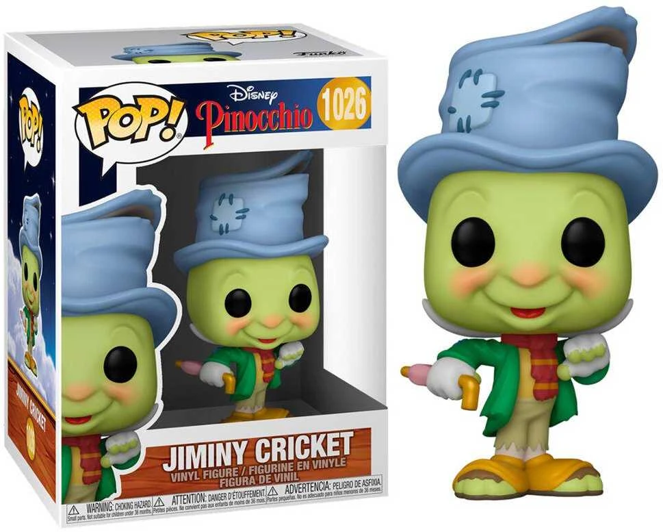 FUNKO POP! Vinilinė figūrėlė: Disney Pinocchio - Jiminy Cricket, 9 cm