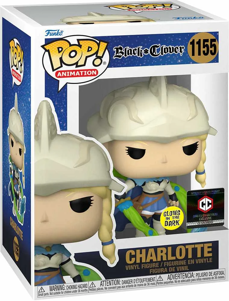 FUNKO POP! Vinilinė figūrėlė: Juodas Clover - Charlotte