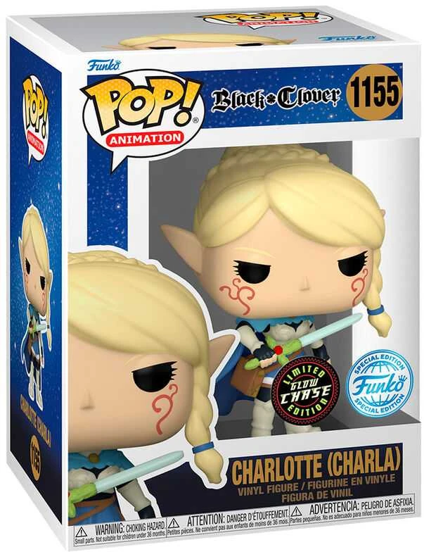 FUNKO POP! Vinilinė figūrėlė: Juodas Clover - Charlotte