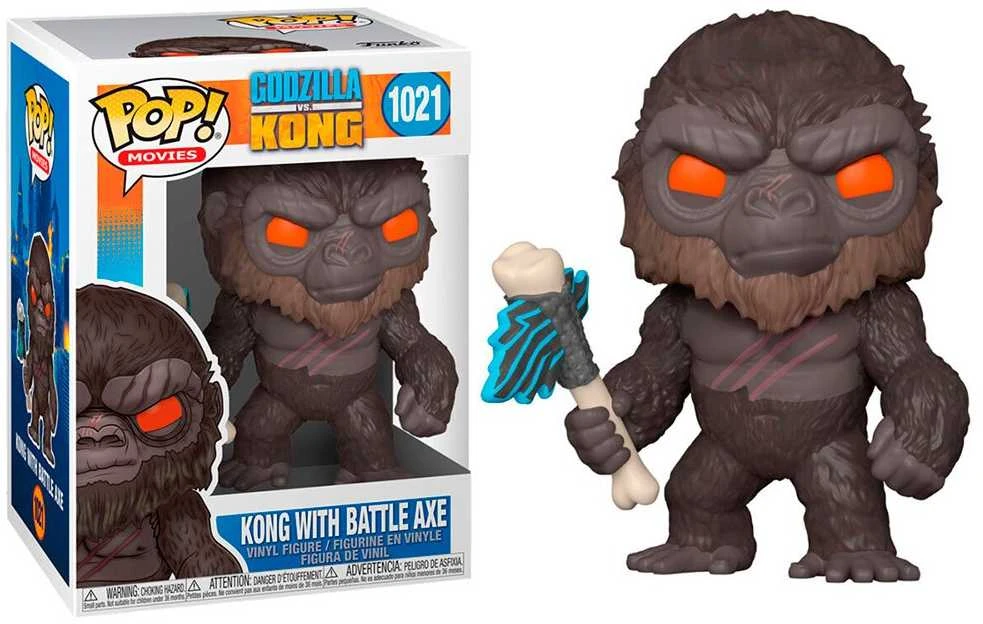 Funko POP! Godzilla Kong su kovos kirviu 1021 figūrėlė