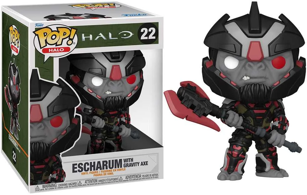 Funko POP! Žaidimai: Halo Infinite - Escharum su Gravity Axe Vinilinė figūrėlė, 18 cm