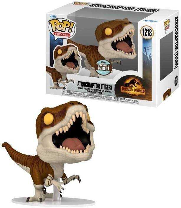 FUNKO POP! Vinilinė figūrėlė: Jurassic World - Atrociraptor (Tiger), 9 cm aprašymas - Prekės nuotrauka