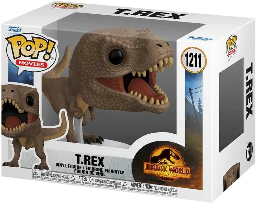 FUNKO POP! Vinilinė figūrėlė: Juros periodo pasaulis 3: T-Rex