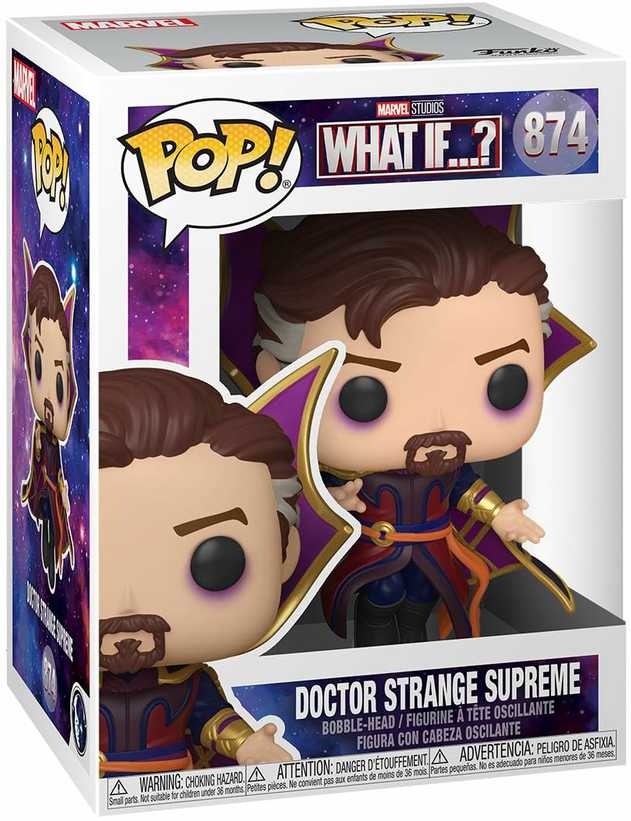 FUNKO POP! Vinilinė figūrėlė: Marvel: What If...? - Doctor Strange Supreme, 9 cm aprašymas - Prekės nuotrauka