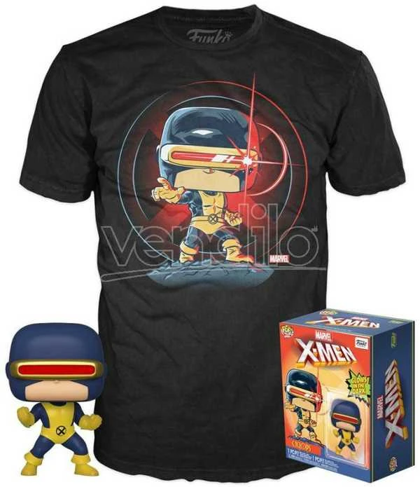 Funko POP! marškinėliai Marvel 80-ojo ciklopo marškinėliai L
