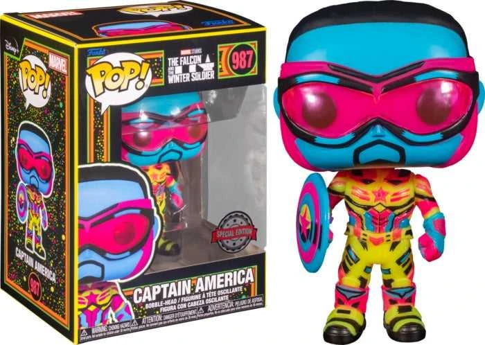 Funko POP figure Marvel The Falcon Winter Soldier Capitan America Exclusive