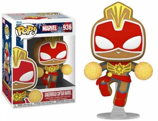 Funko POP Marvel: Holiday - Gingerbread Captain Marvel