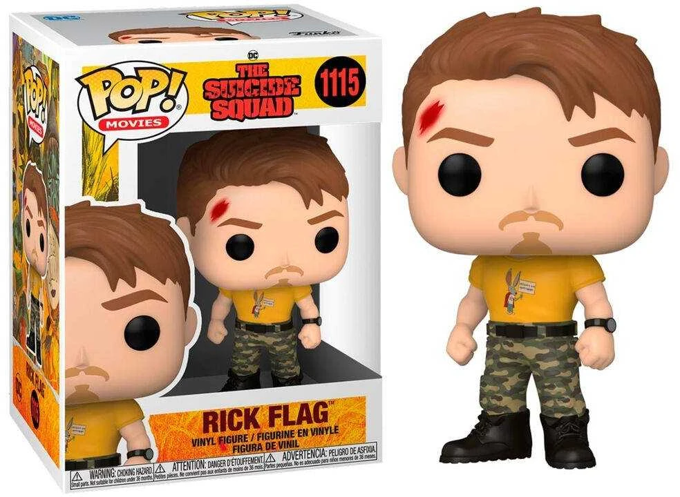 Funko POP! Movies: The Suicide Squad - Rick Flag Vinyl Figure